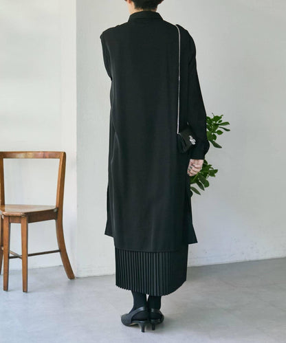 《オケージョン/3WAY/プリーツ》吊帶連衣裙套裝連衣裙【SUM1 STYLE(スミスタイル)】