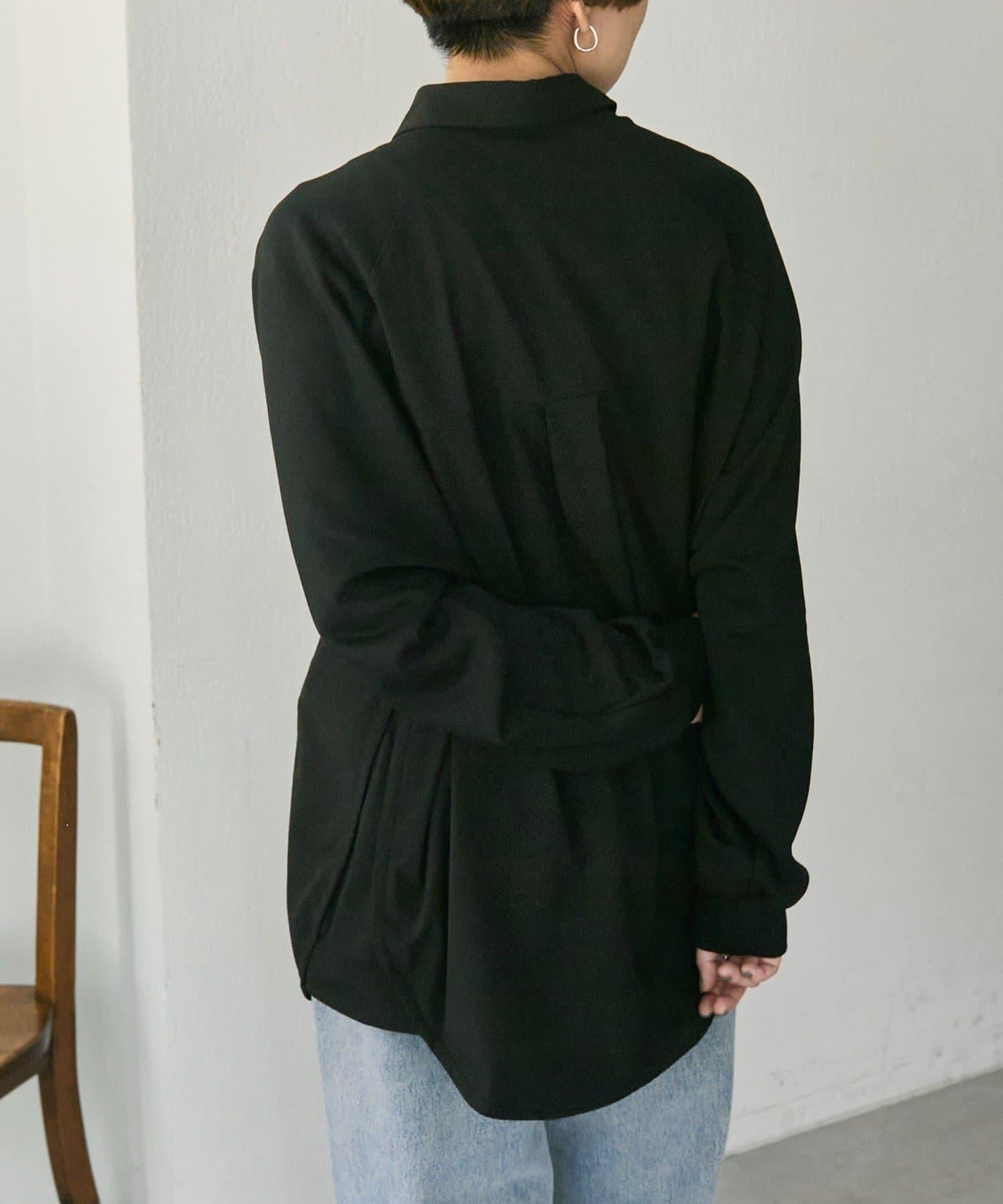 拼接衛衣襯衫【SUM1 STYLE(スミスタイル)】