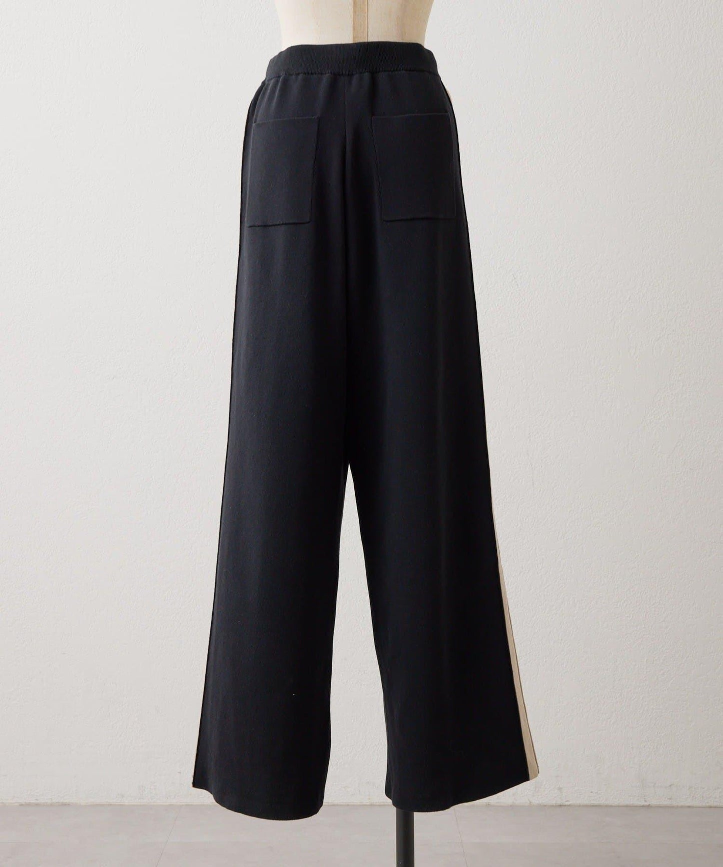 《ウエスト総ゴム/リラックス》針織休閒長褲【SUM1 STYLE(スミスタイル)】