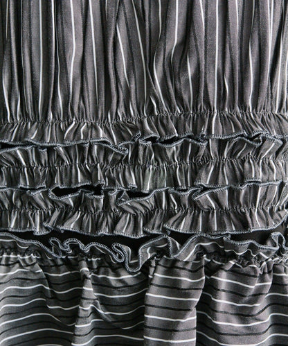 拼接荷葉邊襯衫衛衣【SUM1 STYLE(スミスタイル)】