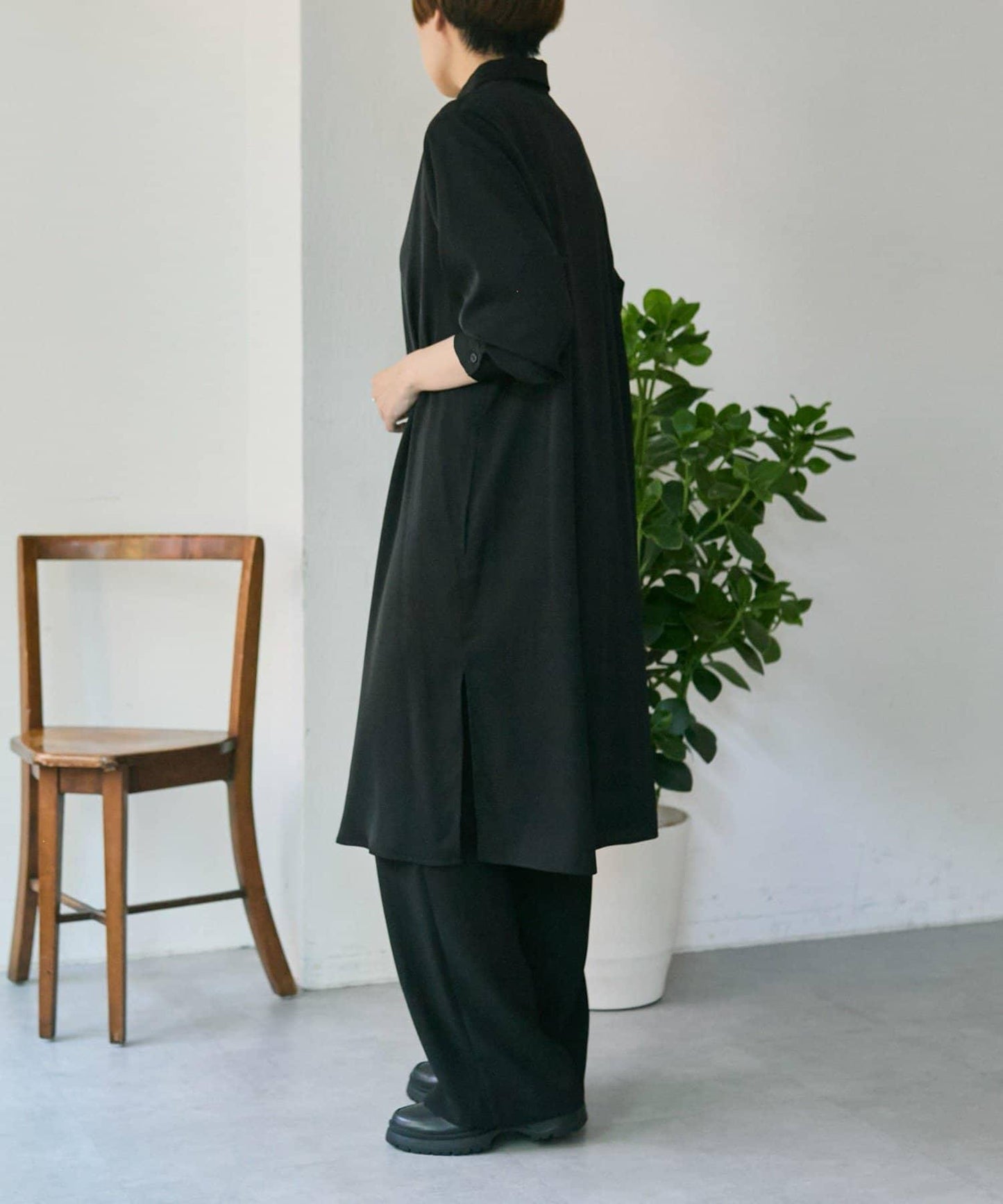 《オケージョン/3WAY/プリーツ》吊帶連衣裙套裝連衣裙【SUM1 STYLE(スミスタイル)】