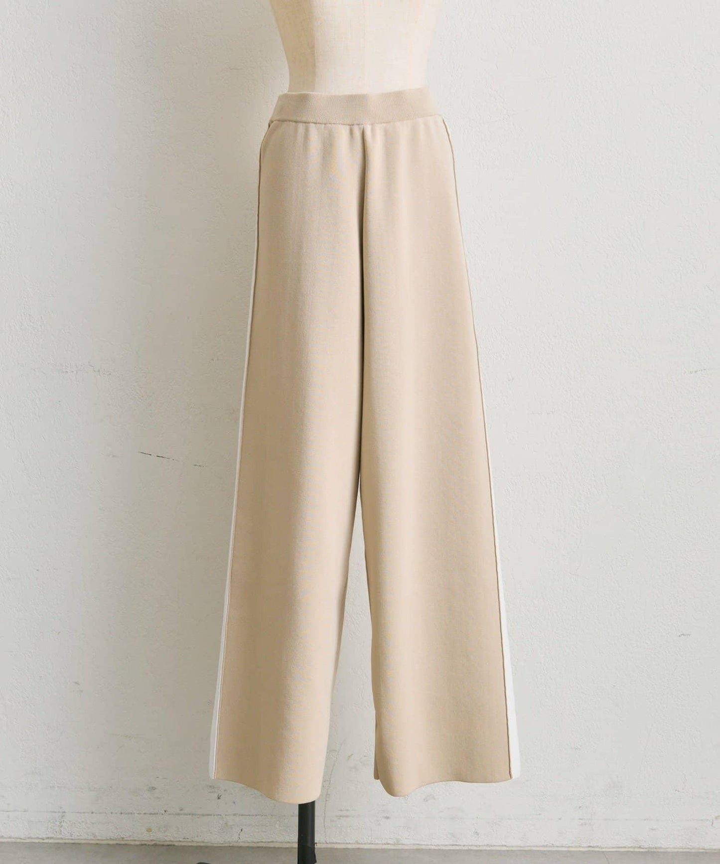 《ウエスト総ゴム/リラックス》針織休閒長褲【SUM1 STYLE(スミスタイル)】