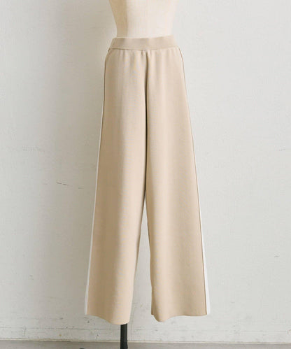 《ウエスト総ゴム/リラックス》針織休閒長褲【SUM1 STYLE(スミスタイル)】