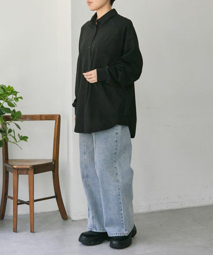 拼接衛衣襯衫【SUM1 STYLE(スミスタイル)】