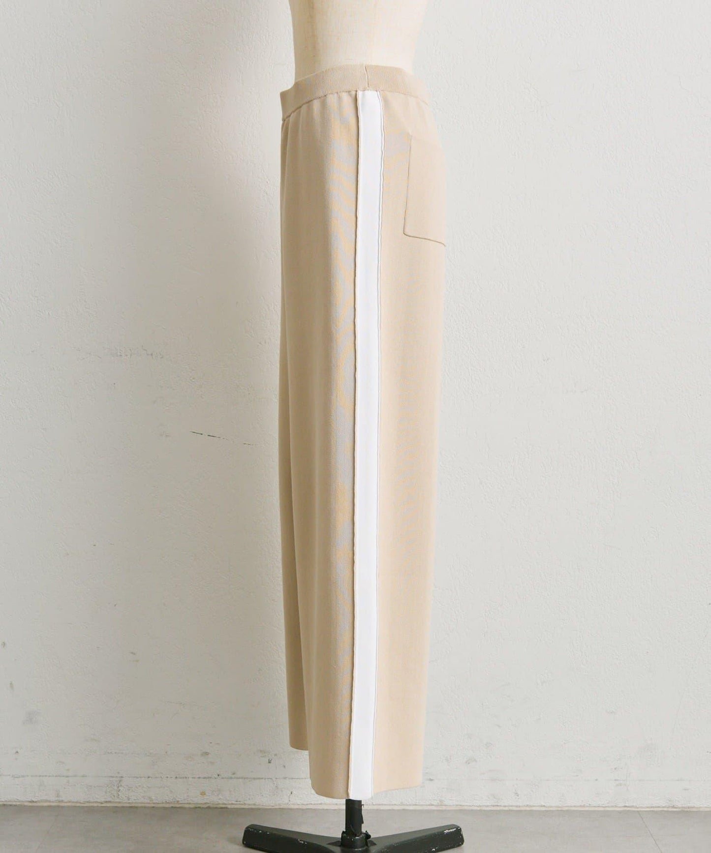 《ウエスト総ゴム/リラックス》針織休閒長褲【SUM1 STYLE(スミスタイル)】