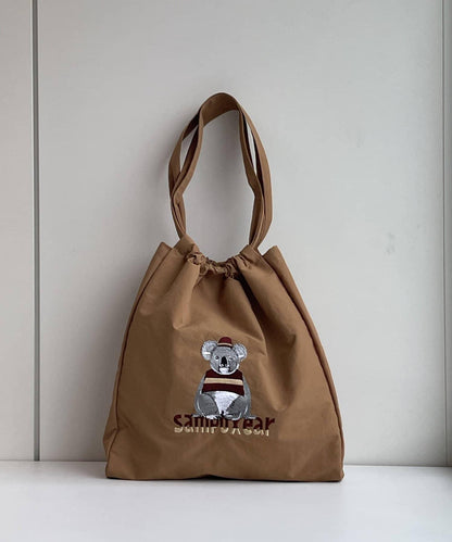 《撥水/A4尺寸適用》sampo×ear聯名刺繡托特包