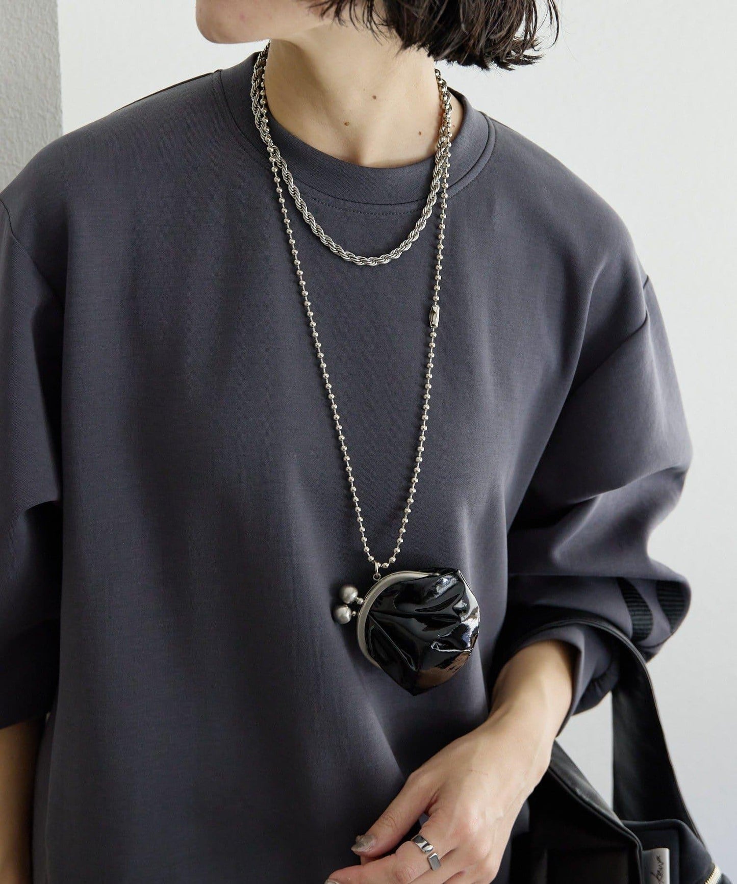 【kawa-kawa】NO509金屬口鏈條多功能收納包