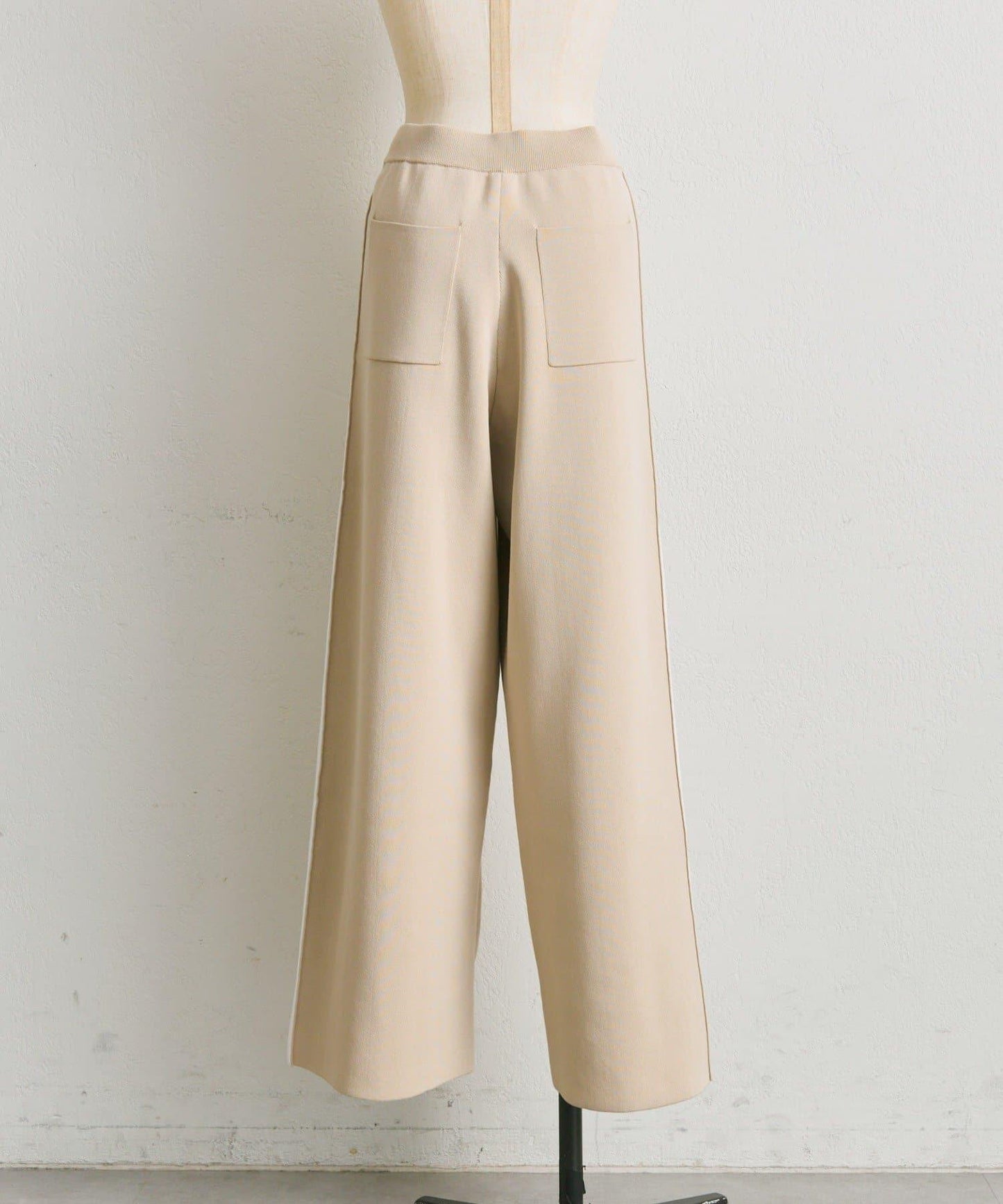 《ウエスト総ゴム/リラックス》針織休閒長褲【SUM1 STYLE(スミスタイル)】