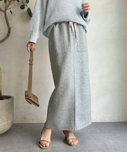 棉質箱型修身半身裙