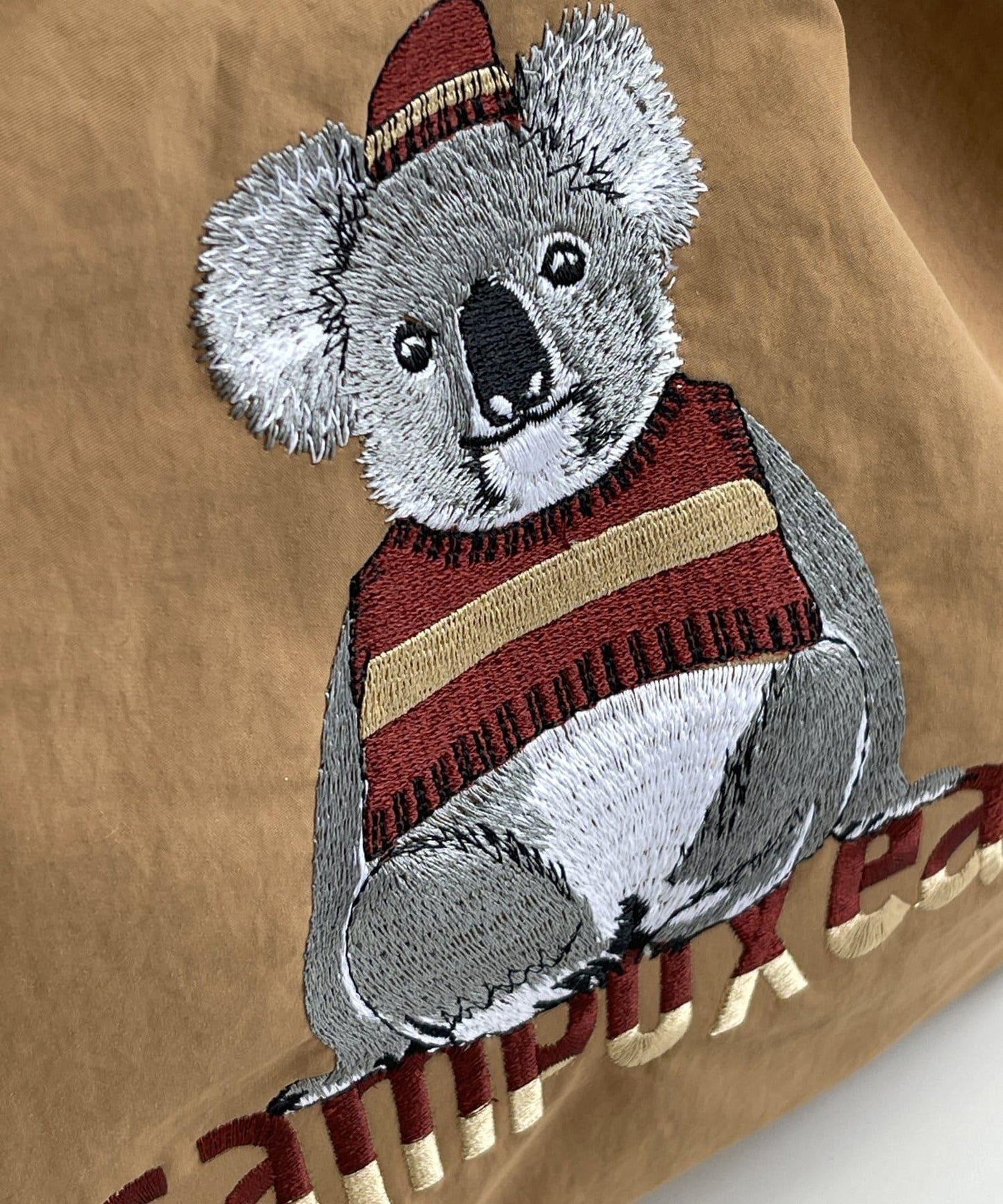 《撥水/A4尺寸適用》sampo×ear聯名刺繡托特包