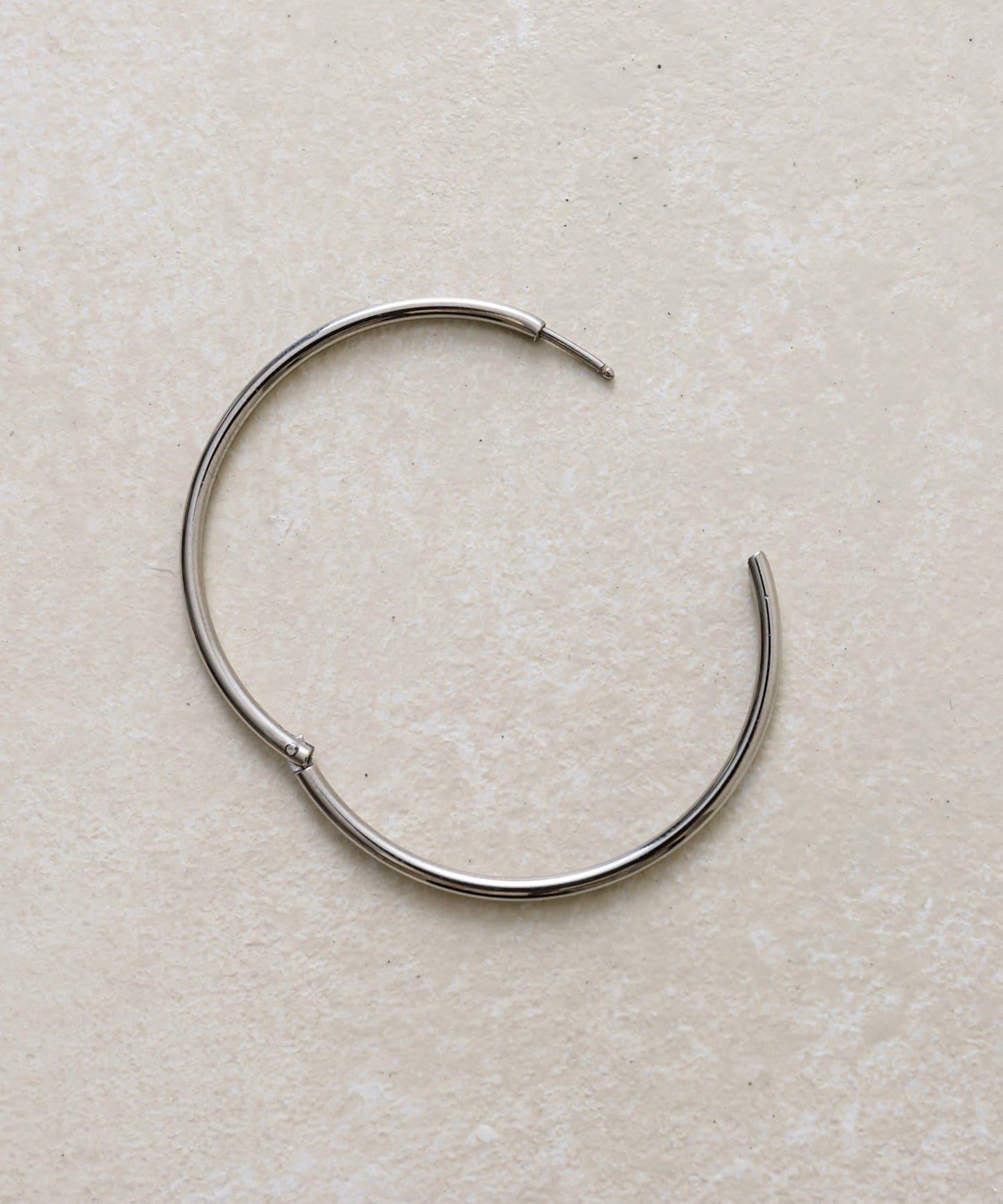 《インフルエンサーuchida企畫》不鏽鋼/44mm圓環耳環