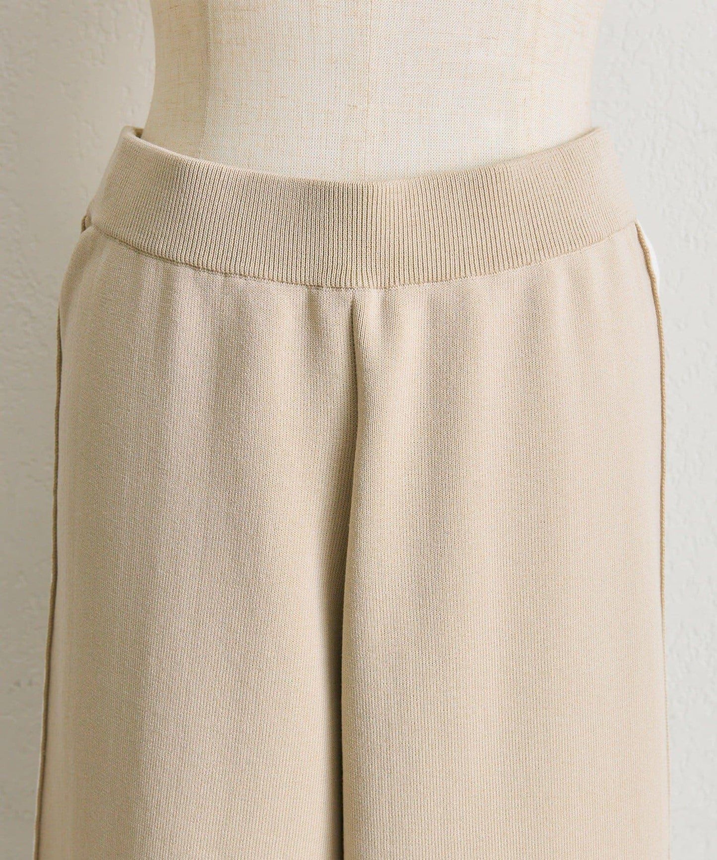 《ウエスト総ゴム/リラックス》針織休閒長褲【SUM1 STYLE(スミスタイル)】