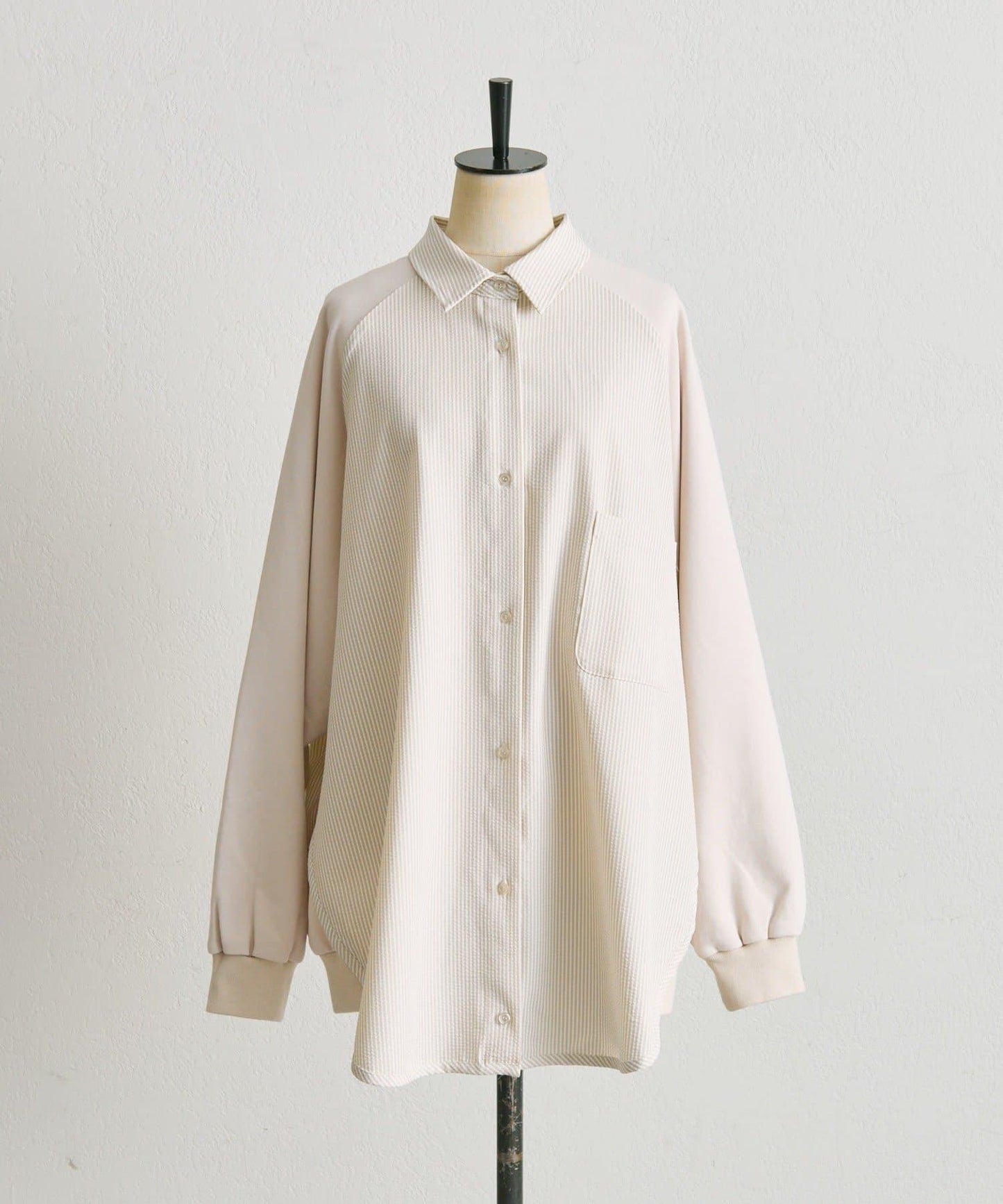 拼接衛衣襯衫【SUM1 STYLE(スミスタイル)】