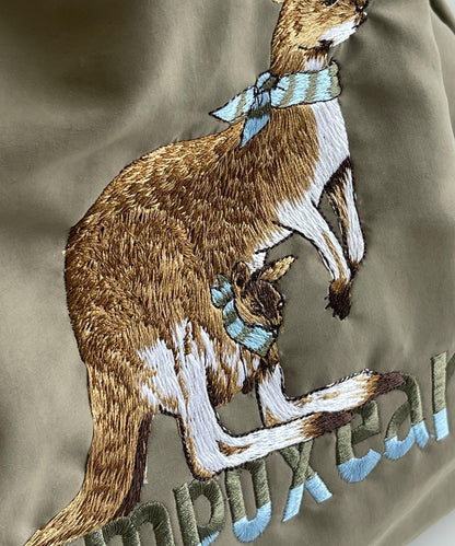 《撥水/A4尺寸適用》sampo×ear聯名刺繡托特包