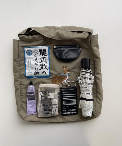 《撥水/A4尺寸適用》sampo×ear聯名刺繡托特包