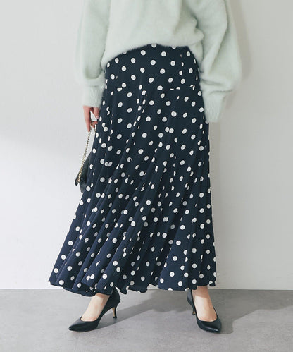 【3尺碼可選】波點拼接傘裙