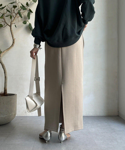 棉質箱型修身半身裙