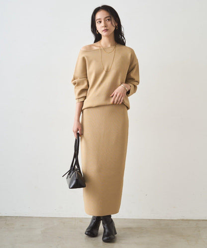 全針織修身半身裙