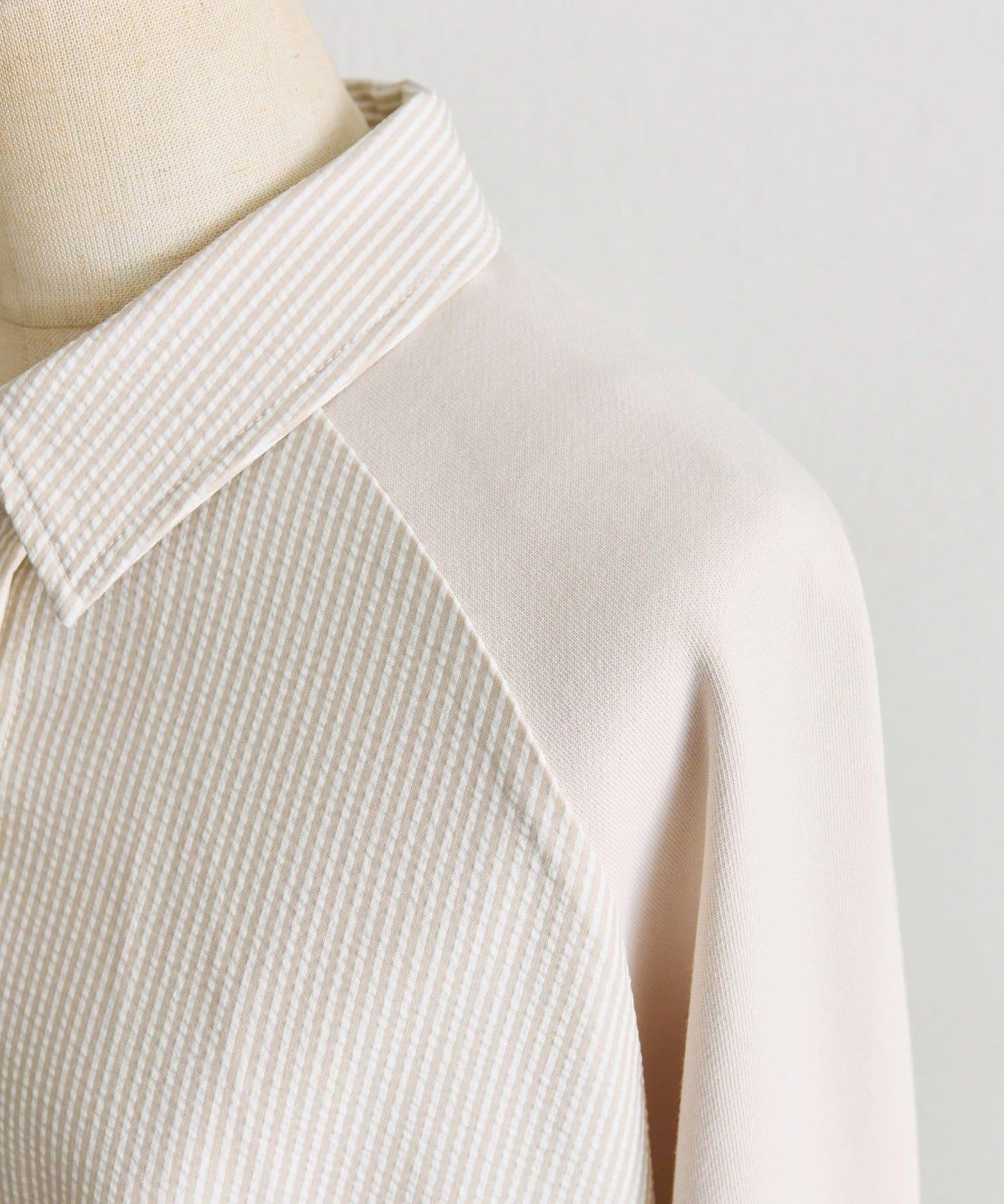 拼接衛衣襯衫【SUM1 STYLE(スミスタイル)】