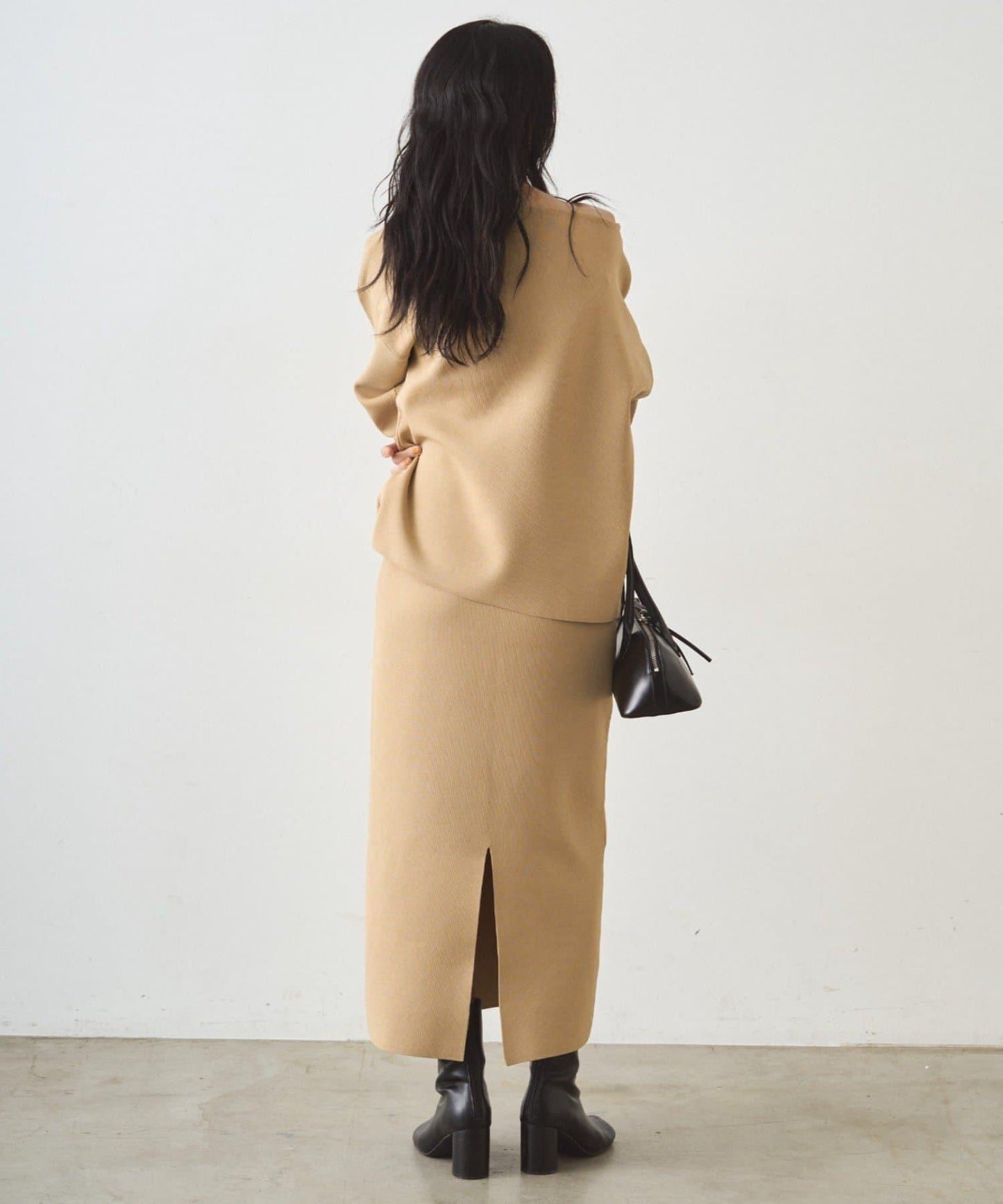 順滑針織修身半身裙