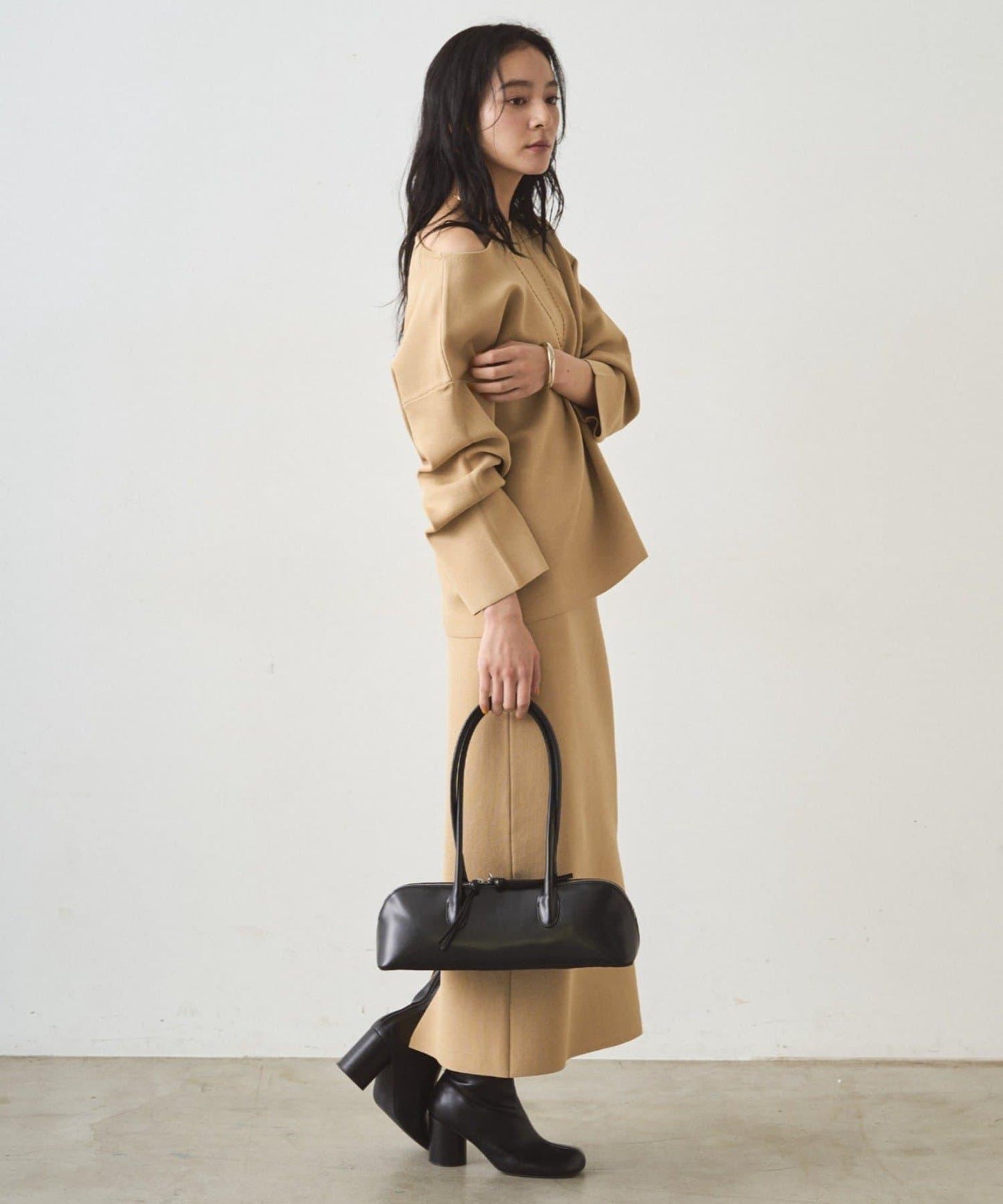 全針織修身半身裙