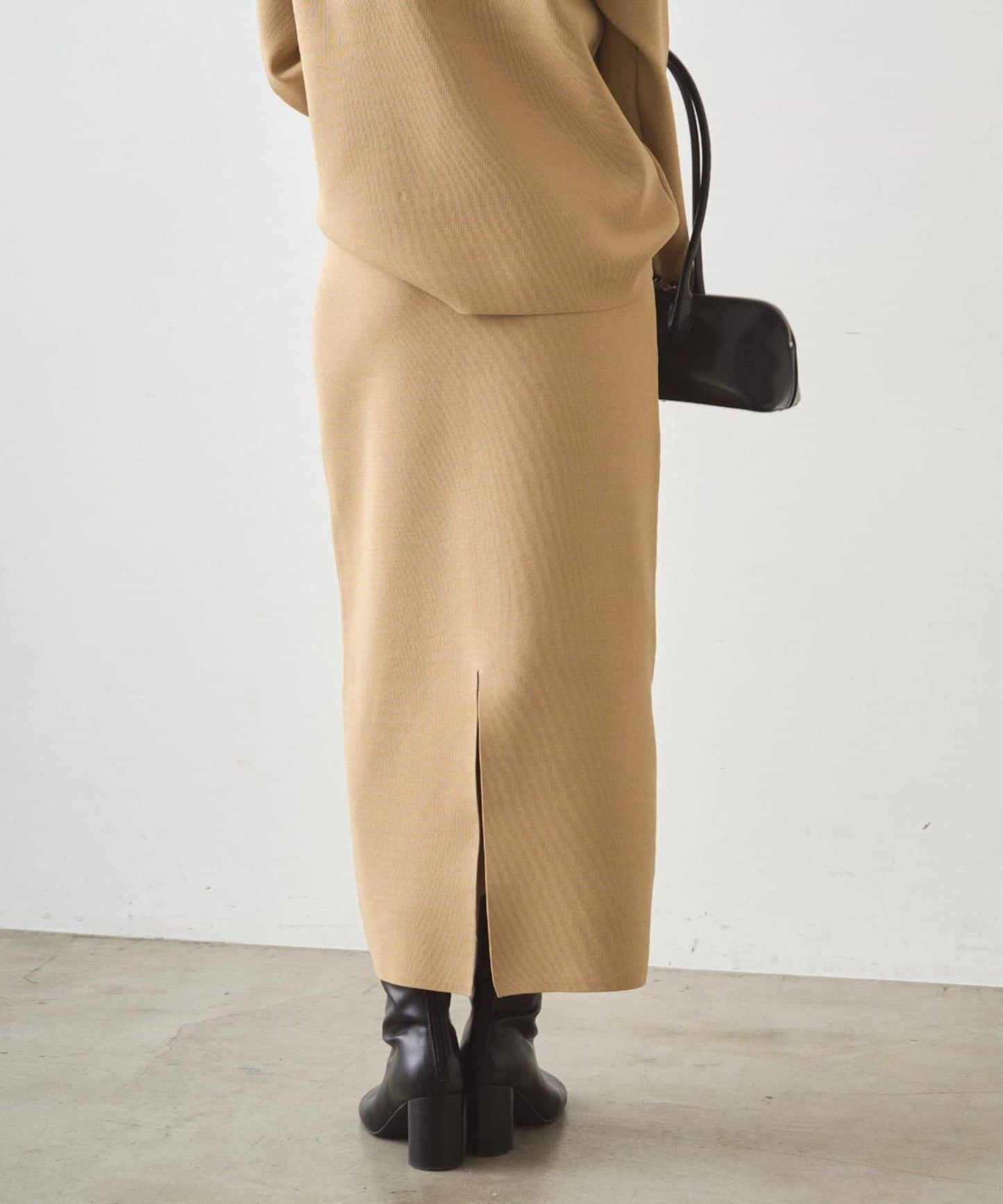 順滑針織修身半身裙