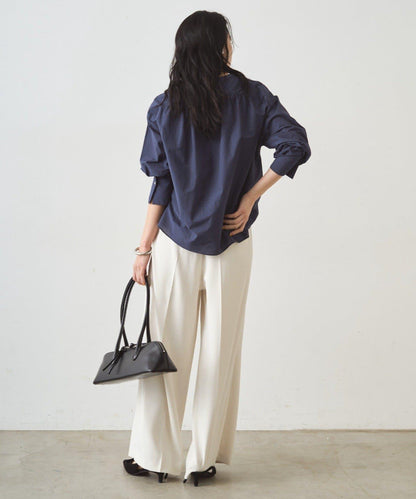 荷葉邊領口襯衫