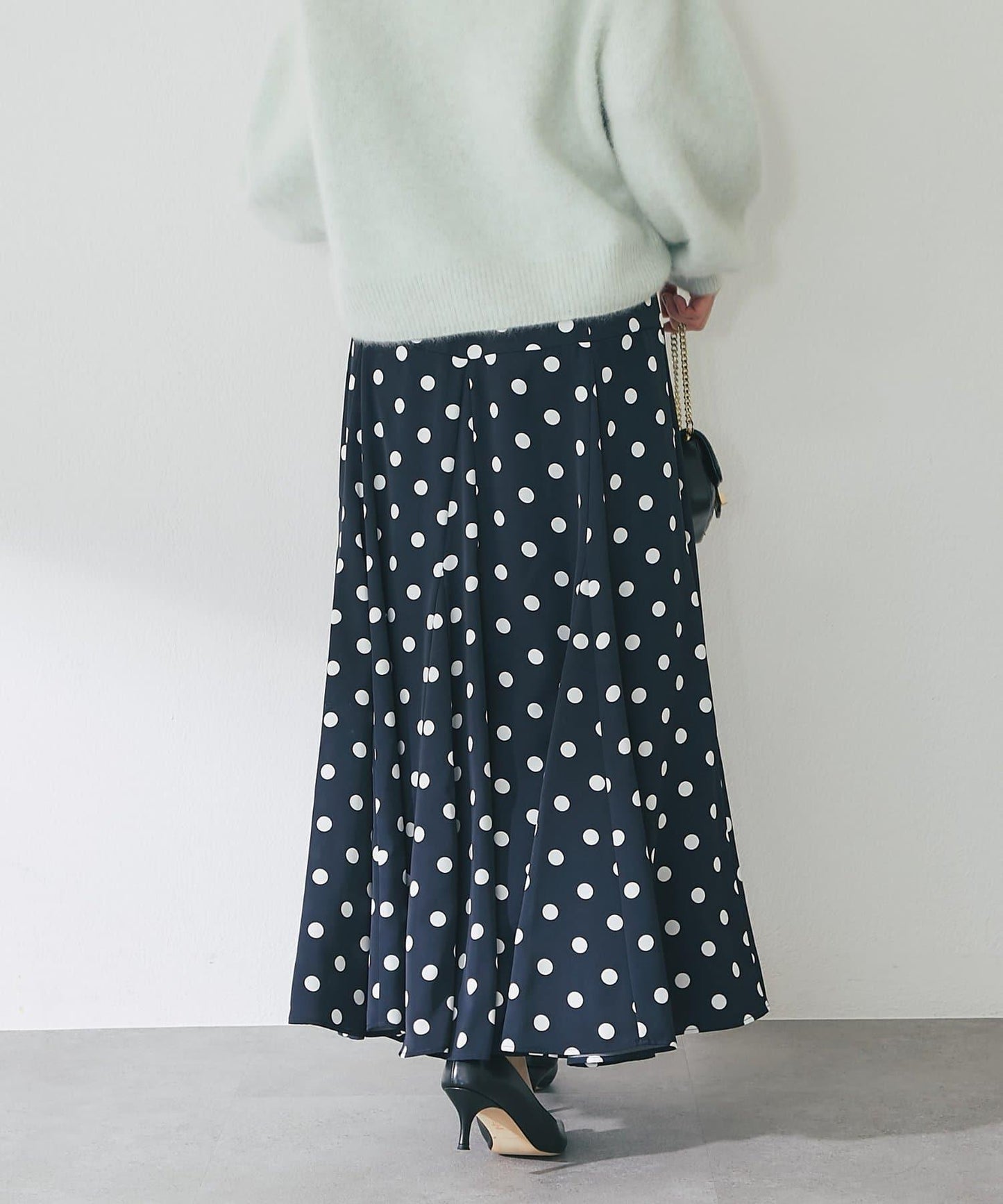 【3尺碼可選】波點拼接傘裙