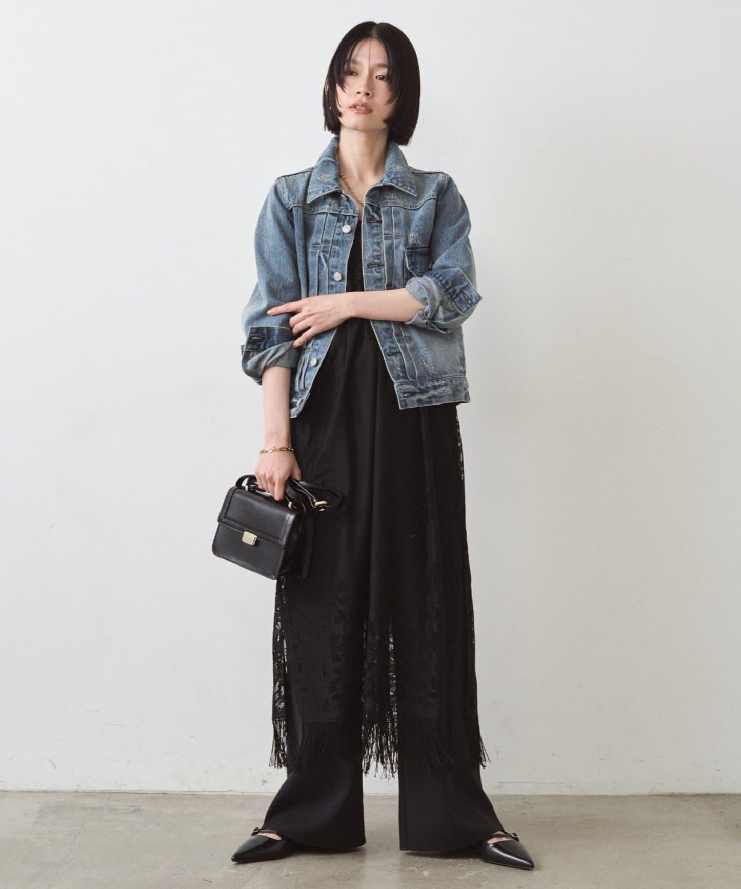 復古風牛仔夾克