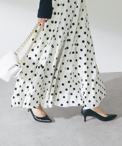 【3尺碼可選】波點拼接傘裙