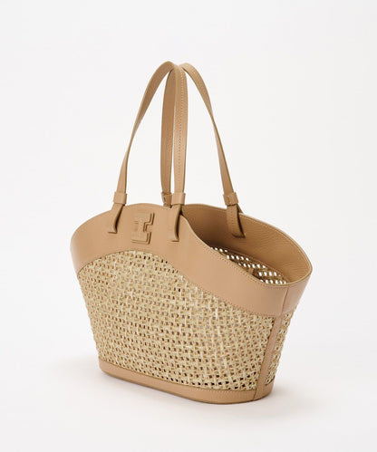 【coming soon】扇形草編鏈條包