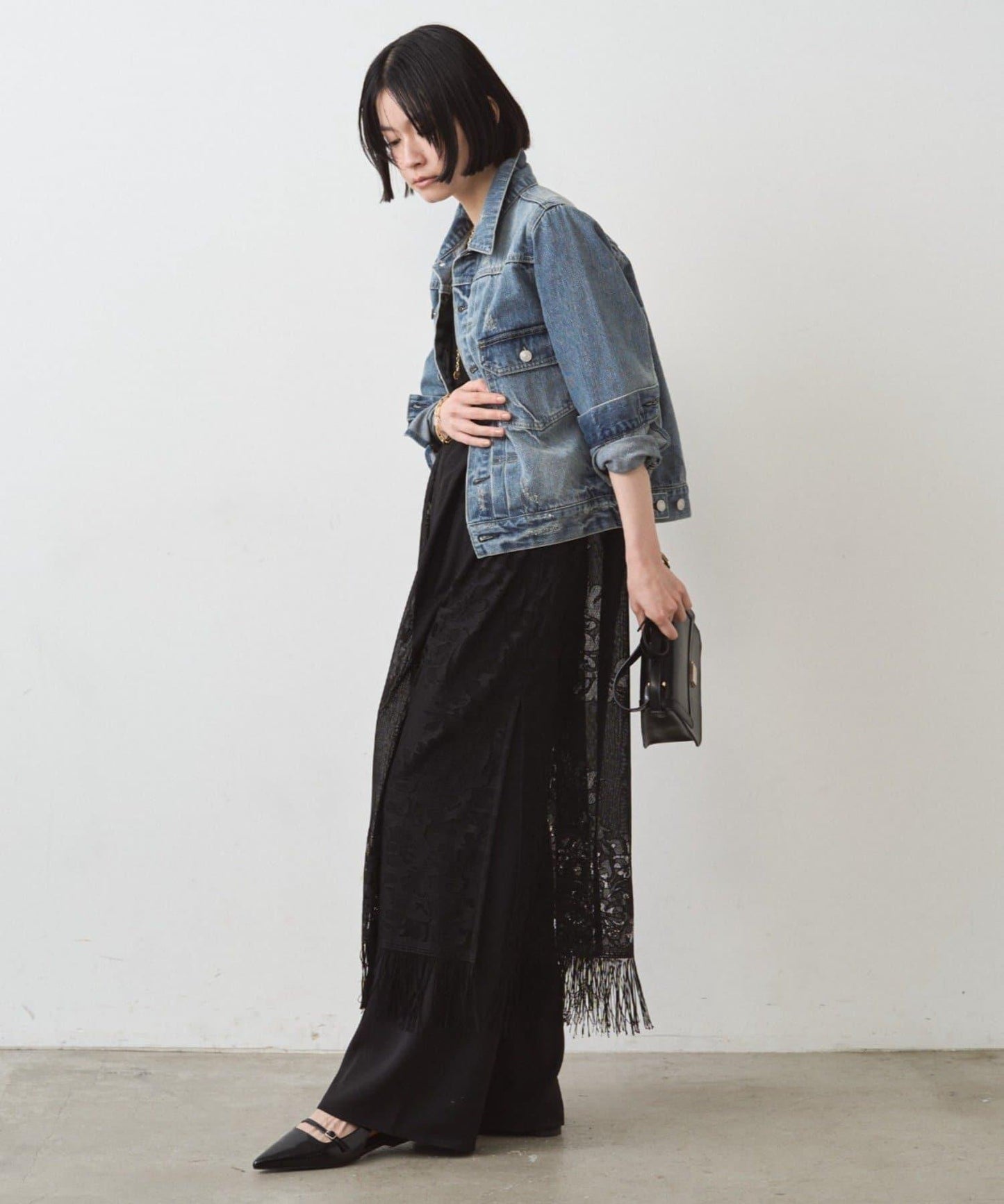 復古風牛仔夾克