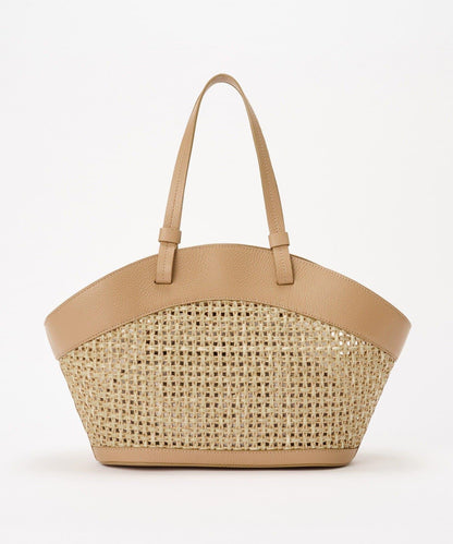 【coming soon】扇形草編鏈條包