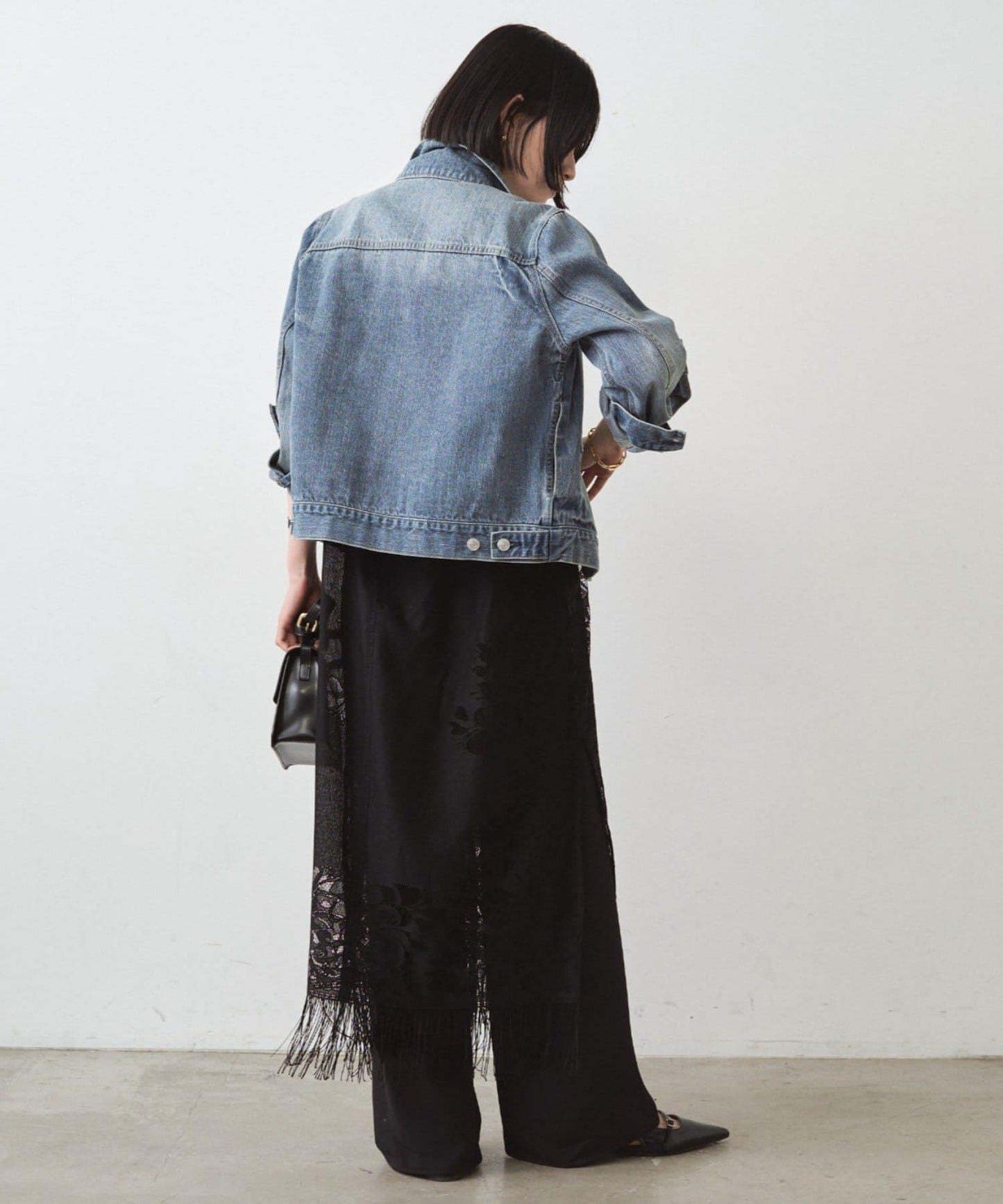 復古風牛仔夾克