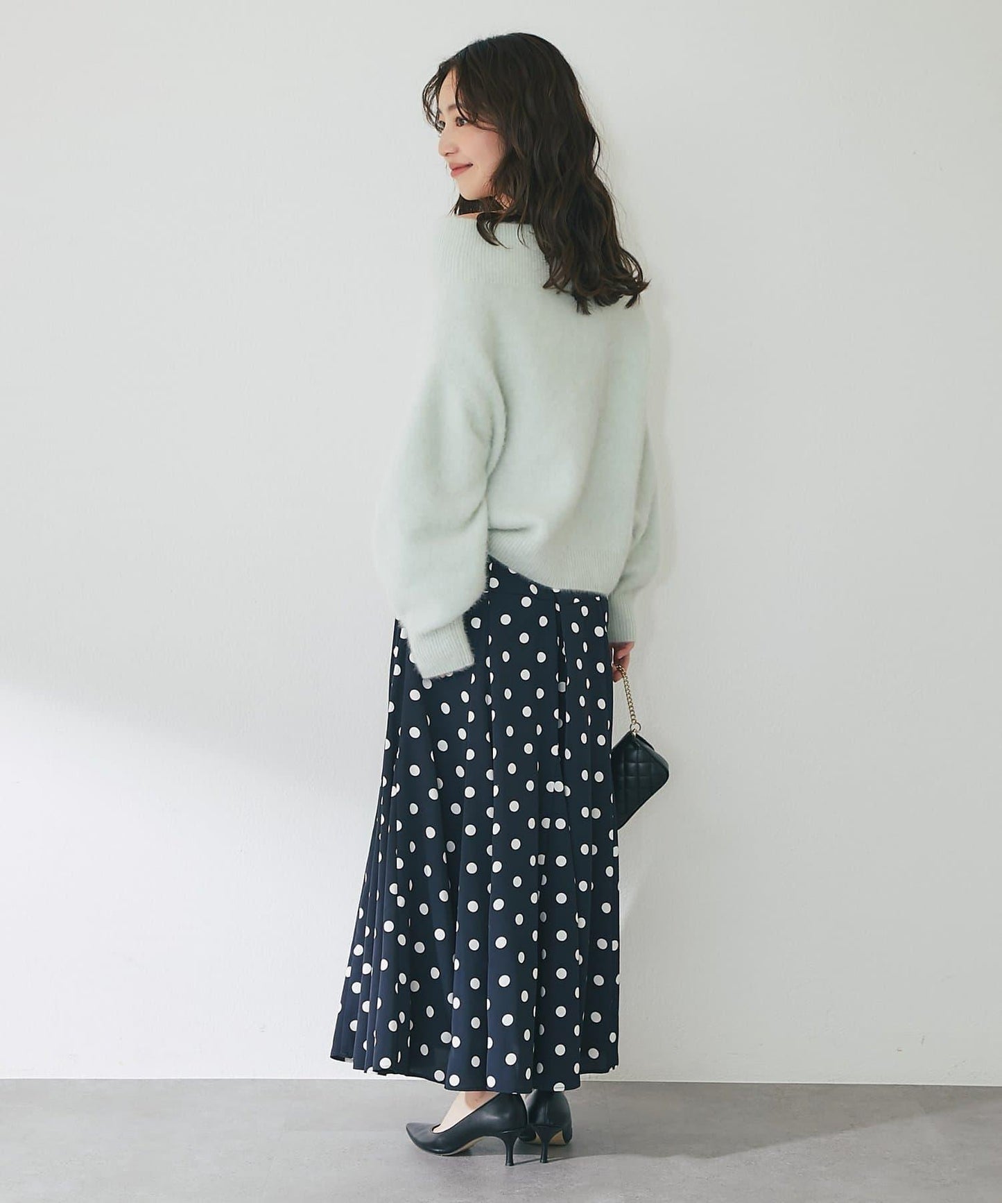 【3尺碼可選】波點拼接傘裙