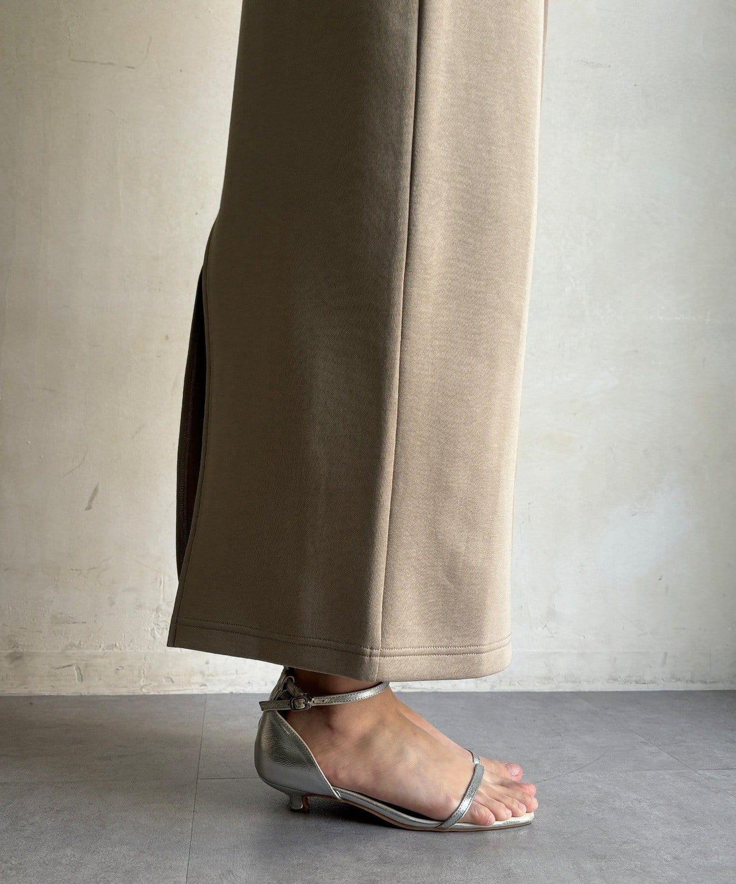 棉質箱型修身半身裙