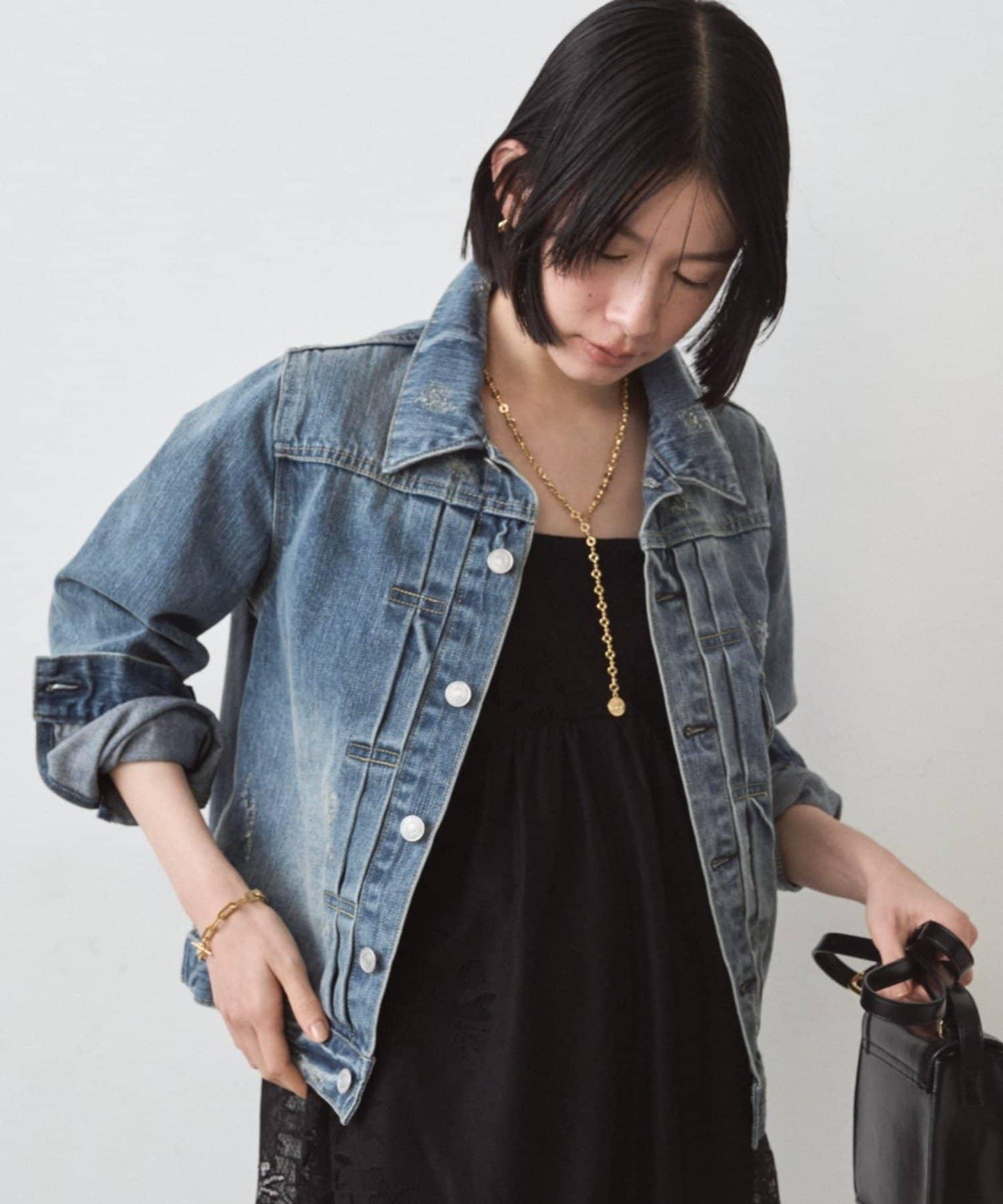 復古風牛仔夾克