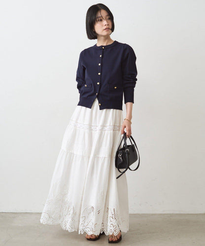 蕾絲層疊半身裙