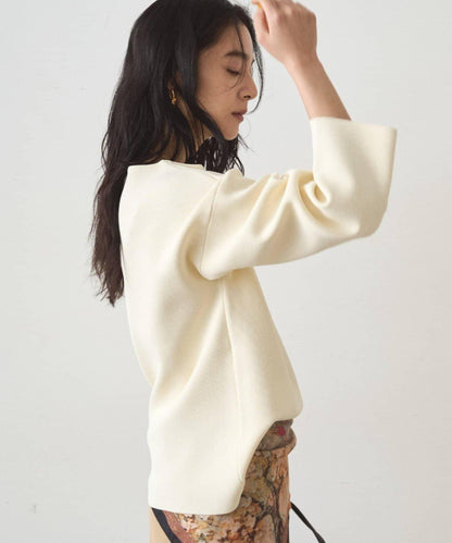 全針織船領毛衣