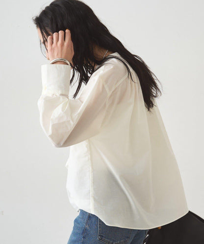 荷葉邊領口襯衫