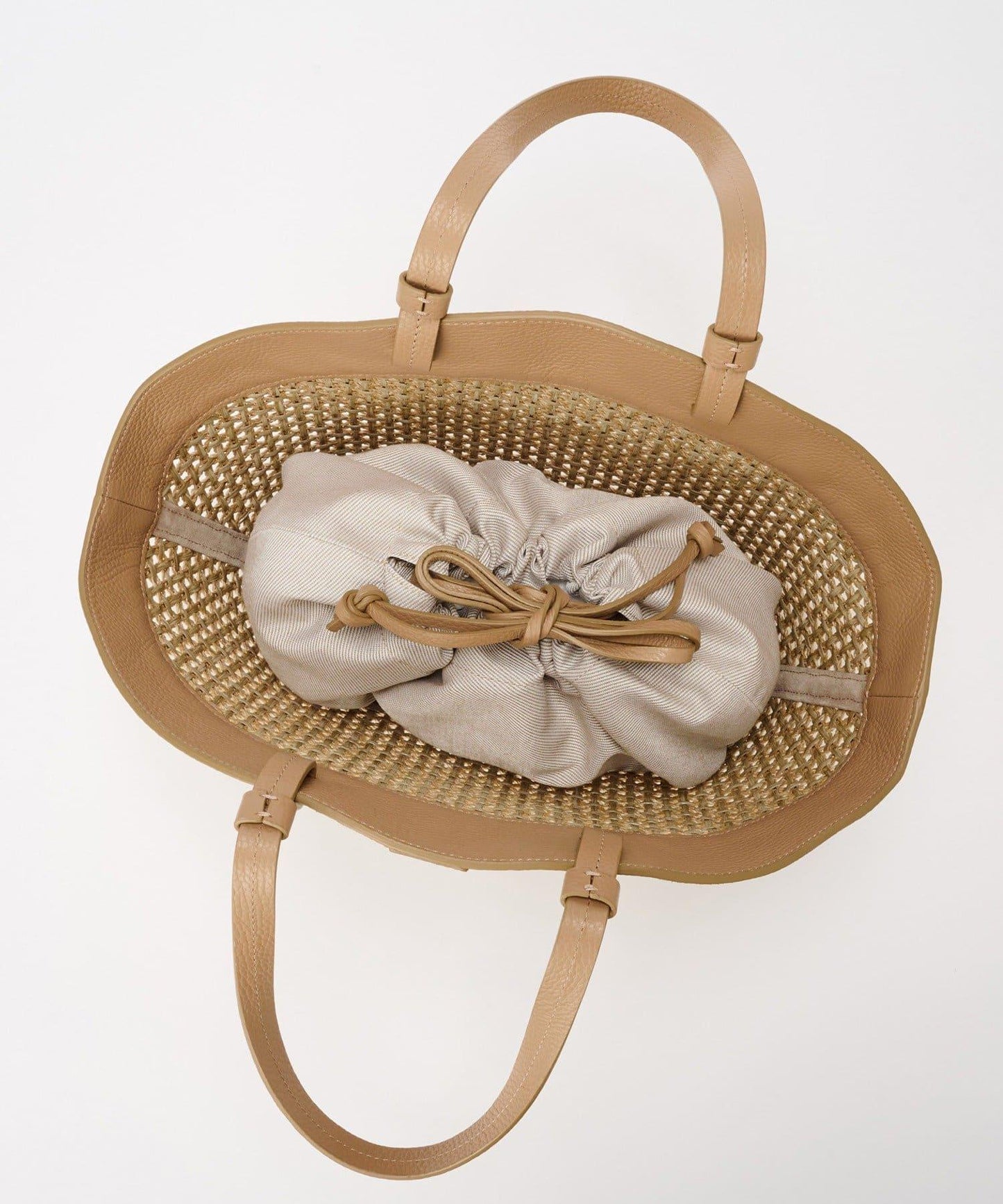 【coming soon】扇形草編鏈條包