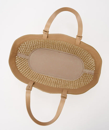 【coming soon】扇形草編鏈條包