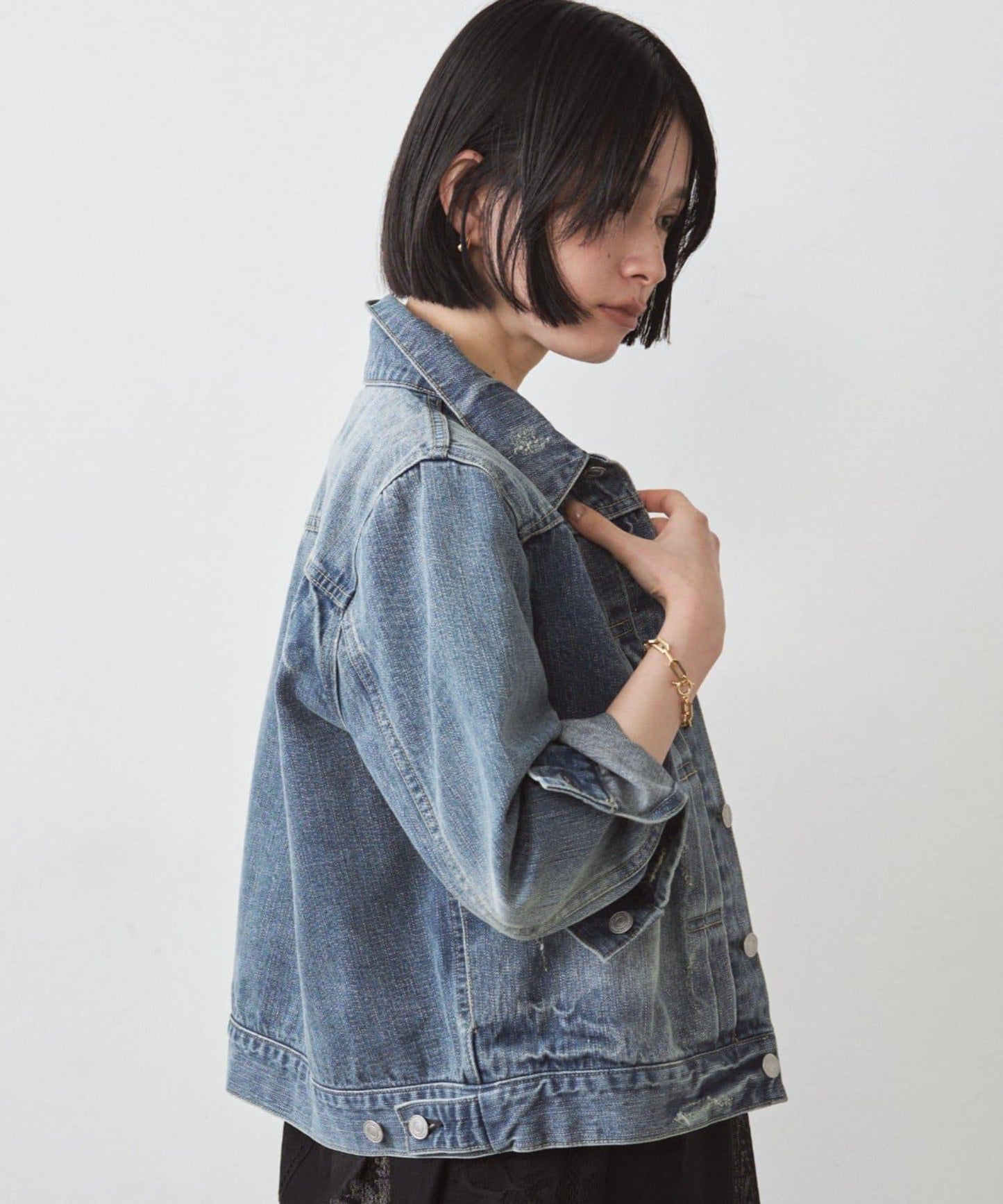 復古風牛仔夾克