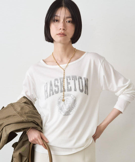 透視拼接長袖T恤