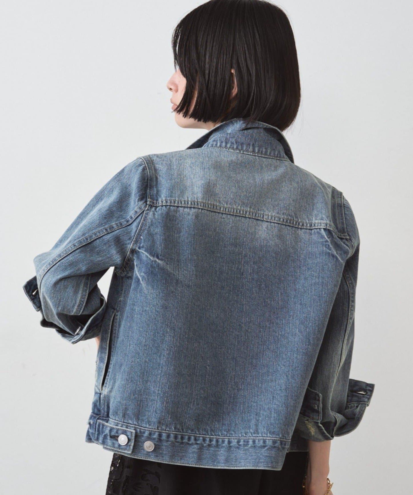 復古風牛仔夾克