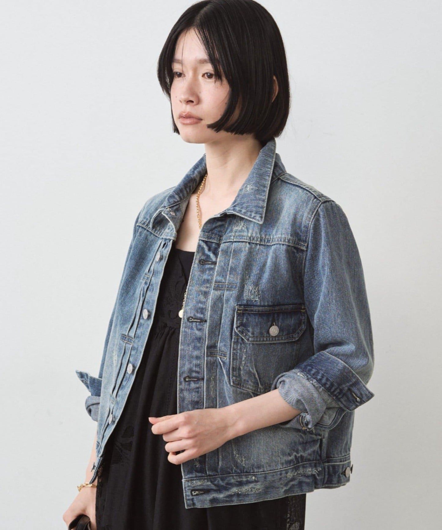 復古風牛仔夾克