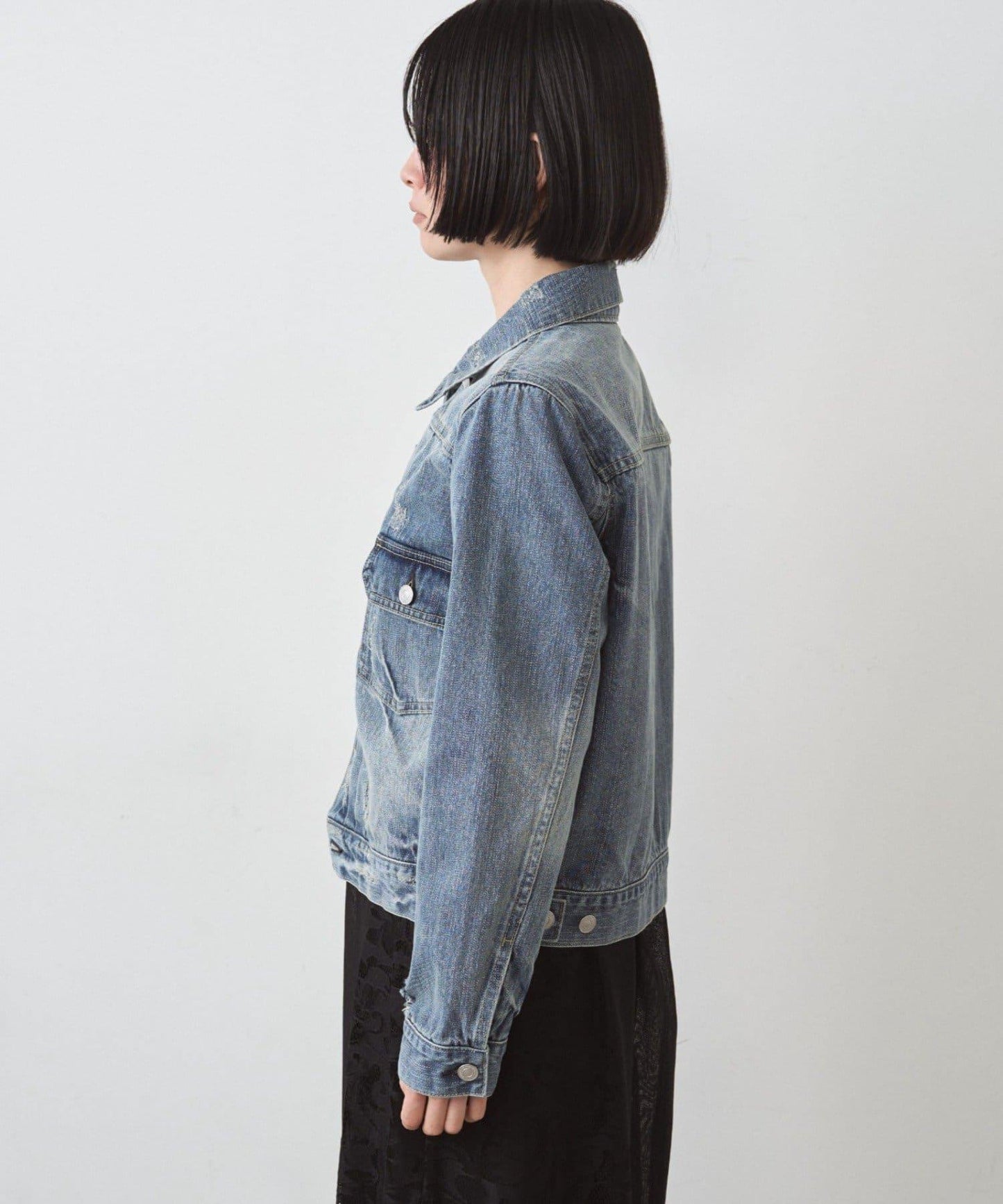 復古風牛仔夾克