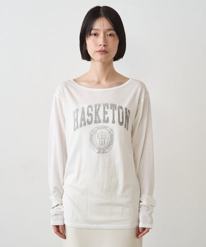 透視拼接長袖T恤