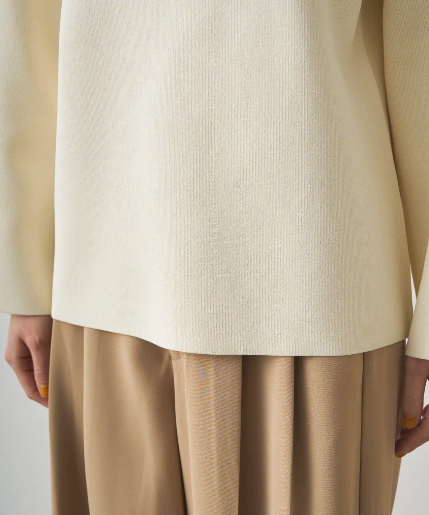 全針織船領毛衣