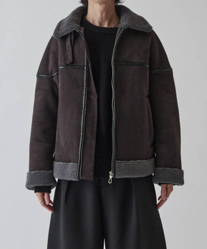 仿麂皮絨夾克